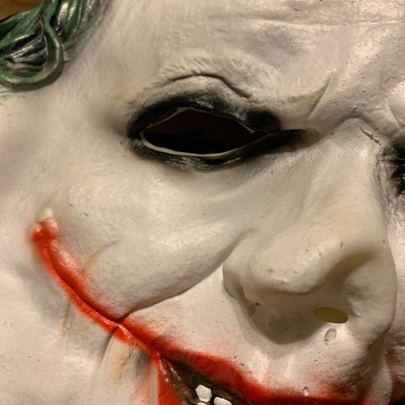 Rubie's Joker Mask Dark Knight Heath Ledger Adult - Picture 2 of 4